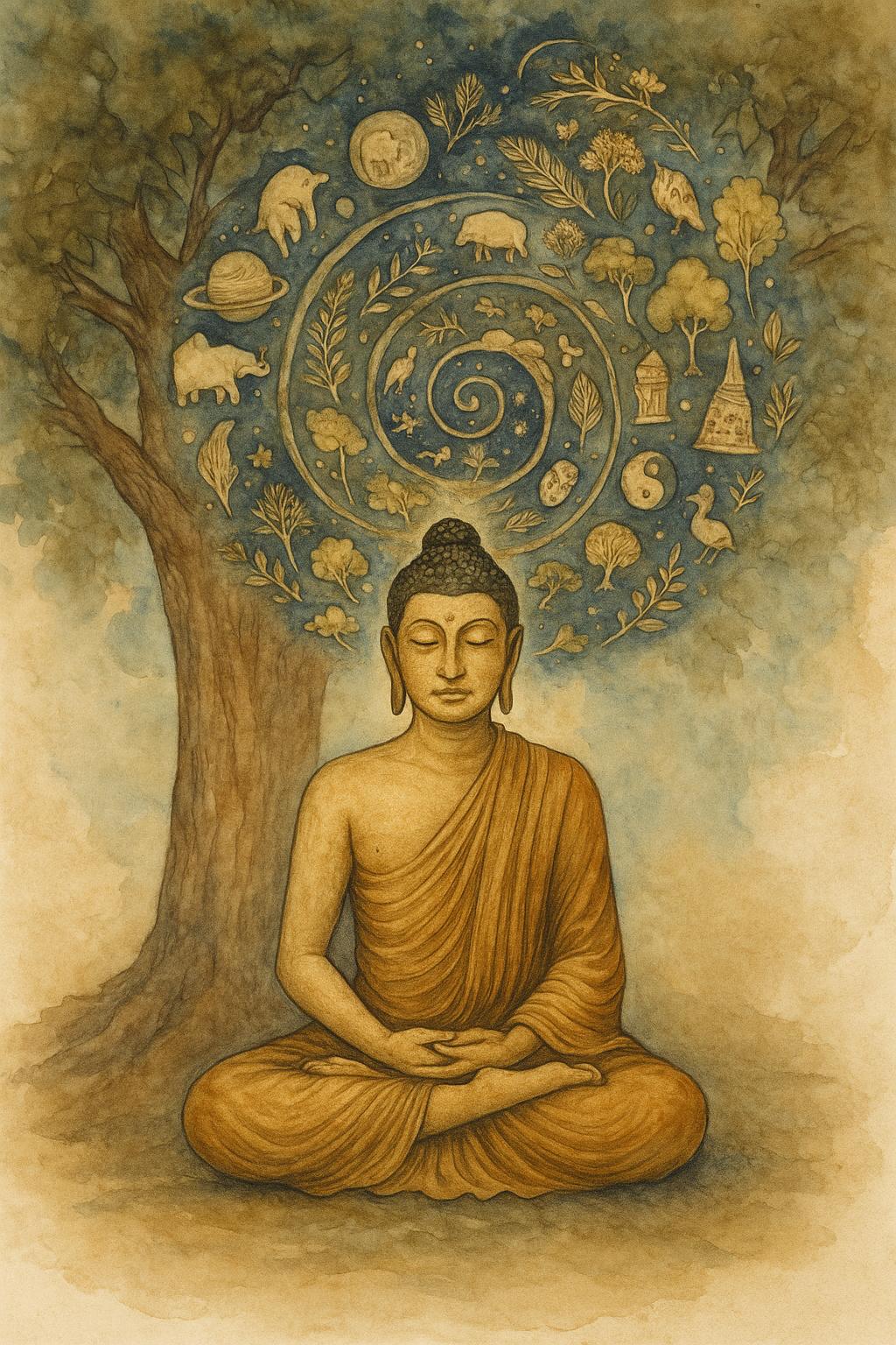 Ilustración Buda